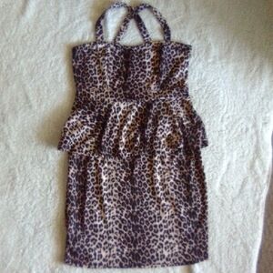 Leopard Print Kids Dress